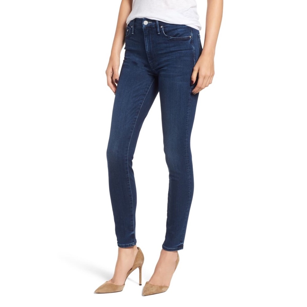 MOTHER Women's Skinny Jeans - Dark Blue